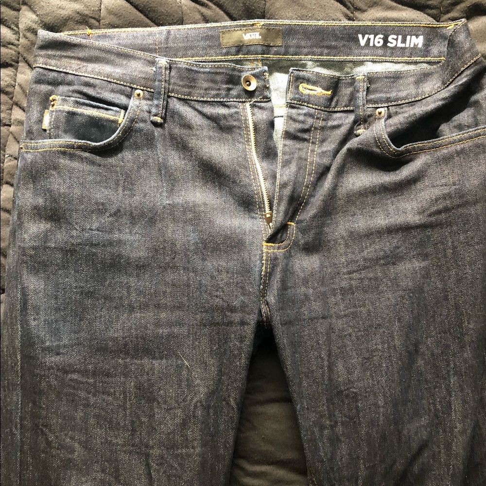 Vans V16 Vintage Indigo Slim Jeans EUC